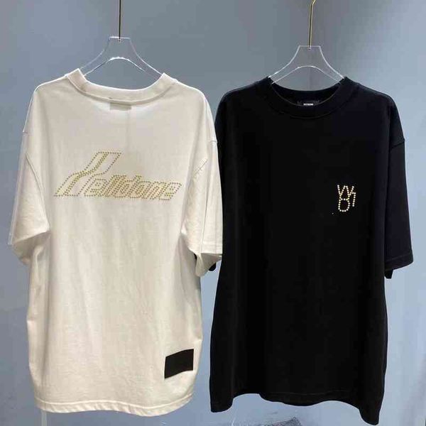 women's t-shirt short sleeve t-shirt 21 spring summer round neck back pearl bead letter loose men's and women's p5w3, White
women's t-shirt short sleeve t-shirt 21 spring summer round neck back pearl bead letter loose men's and women's p5w3, White