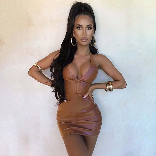 casual dresses ladies halter backless bodycon dress women solid color knotted v neck sleeveless pu leather mini club party clothing, Black;gray
casual dresses ladies halter backless bodycon dress women solid color knotted v neck sleeveless pu leather mini club party clothing, Black;gray