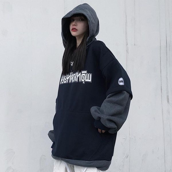 thick hoodies oversized sweatshirt letter men women plush keep warm autumn winter fake 2 pieces japanese streetwears women's & sweatshi, Black
thick hoodies oversized sweatshirt letter men women plush keep warm autumn winter fake 2 pieces japanese streetwears women's & sweatshi, Black