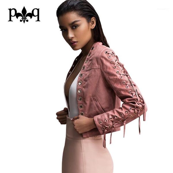 women's jackets wholesale- motorcycle jacket women long sleeve street outwear up coat leather suede for short jaqueta feminina, Black;brown
women's jackets wholesale- motorcycle jacket women long sleeve street outwear up coat leather suede for short jaqueta feminina, Black;brown