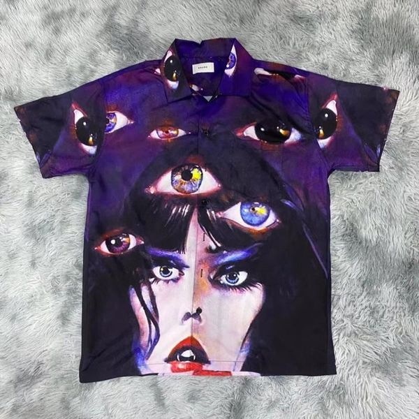 men's casual shirts bowling men women digital printing eye print short sleeve shirt silky blouse, White;black
men's casual shirts bowling men women digital printing eye print short sleeve shirt silky blouse, White;black