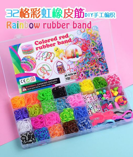 charm bracelets rainbow rubber bands set hand knitting diy bracelet necklace anklet educational child toy woven for girl gifts, Golden;silver
charm bracelets rainbow rubber bands set hand knitting diy bracelet necklace anklet educational child toy woven for girl gifts, Golden;silver