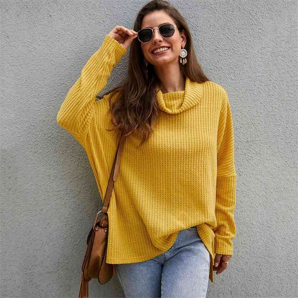 fashion turtleneck womens autumn and winter yellow sweater casual solid long sleeve women pullover sueter mujer 210517, White;black
fashion turtleneck womens autumn and winter yellow sweater casual solid long sleeve women pullover sueter mujer 210517, White;black
