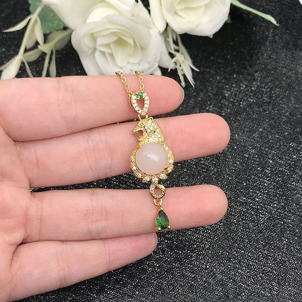 natural green hetian jade leopard pendant necklace 925 silver amulet fashion jewelry gifts for women
natural green hetian jade leopard pendant necklace 925 silver amulet fashion jewelry gifts for women