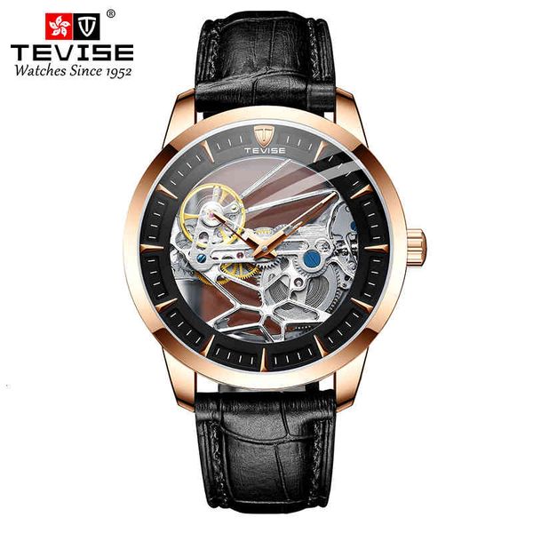 men tevis 2021 mechanical luxury watches leather band hollow skeleton t876 dropshipping, Slivery;brown
men tevis 2021 mechanical luxury watches leather band hollow skeleton t876 dropshipping, Slivery;brown