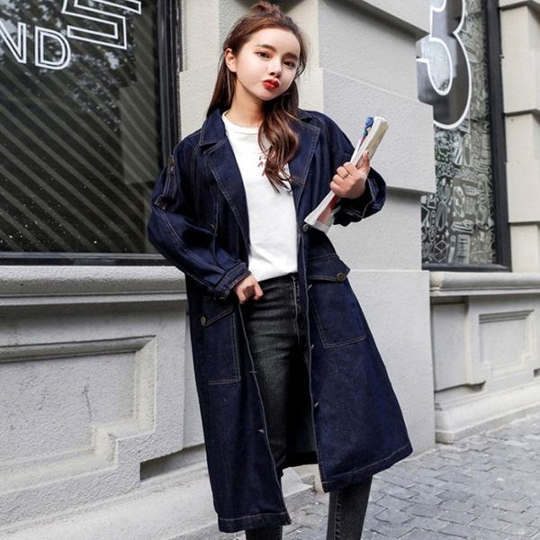 women's jackets women long-sleeved jean denim jacket female loose casual long over-the-knee windbreaker coat 2021 spring plus size, Black;brown
women's jackets women long-sleeved jean denim jacket female loose casual long over-the-knee windbreaker coat 2021 spring plus size, Black;brown