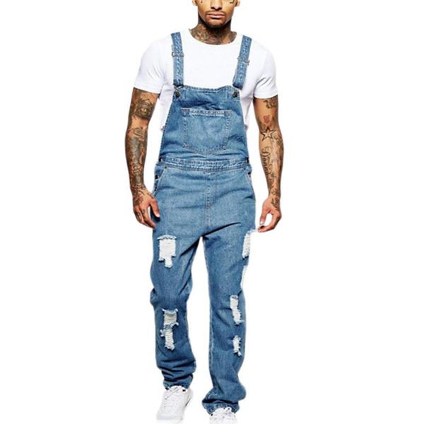 men fashion ripped denim overalls casual pocket suspender pants for daily wear holetrousers streetwear s-3xl men's, Black
men fashion ripped denim overalls casual pocket suspender pants for daily wear holetrousers streetwear s-3xl men's, Black