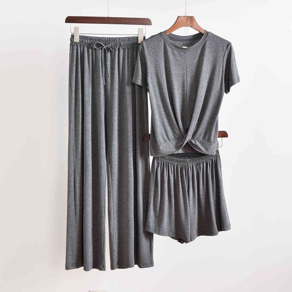 women's sleepwear a set of 3-piece women's pajamas, plain casual fashion, home, simple, summer, triangle shipment, Black;red
women's sleepwear a set of 3-piece women's pajamas, plain casual fashion, home, simple, summer, triangle shipment, Black;red