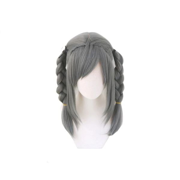 danganronpa dangan ronpa peko pekoyama wigs cosplay costume dark grey double braided synthetic hair wig for halloween party, Black
danganronpa dangan ronpa peko pekoyama wigs cosplay costume dark grey double braided synthetic hair wig for halloween party, Black