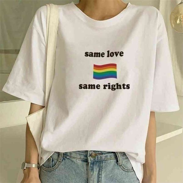 vip hjn same love rights rainbow flag printed t shirt lgbt gay lesbian support tee 210708, White
vip hjn same love rights rainbow flag printed t shirt lgbt gay lesbian support tee 210708, White