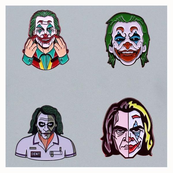 pins, brooches halloween joker enamel pins originality lapel badge brooch denim jacket backpack pin decoration given friends and fans gifts, Gray
pins, brooches halloween joker enamel pins originality lapel badge brooch denim jacket backpack pin decoration given friends and fans gifts, Gray