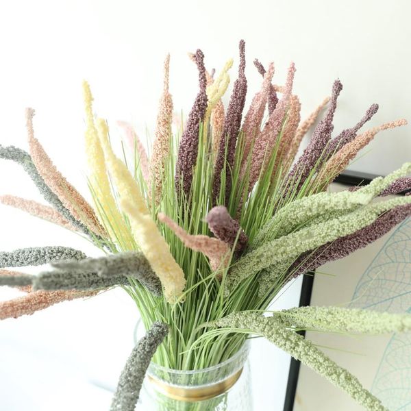decorative flowers & wreaths 5heads/branch ins grass with leaves pe artificial flower decorations onion wedding plastic plants
decorative flowers & wreaths 5heads/branch ins grass with leaves pe artificial flower decorations onion wedding plastic plants