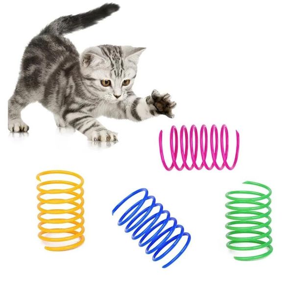 cat toys random colorful plastic spring toy coil spiral springs pet cats action wide durable interactive
cat toys random colorful plastic spring toy coil spiral springs pet cats action wide durable interactive