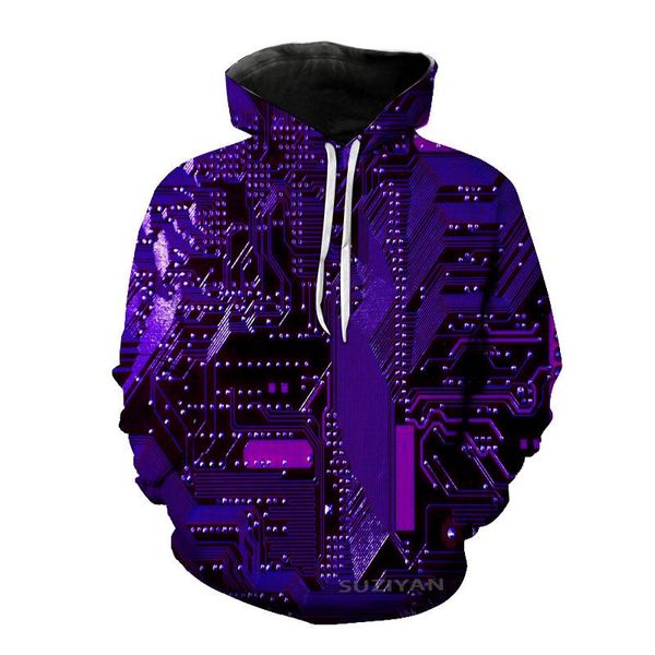 men's hoodies & sweatshirts 3d printing electronic chip funny hoodie fashion casual harajuku men and women hedging hip-hop street overs, Black
men's hoodies & sweatshirts 3d printing electronic chip funny hoodie fashion casual harajuku men and women hedging hip-hop street overs, Black