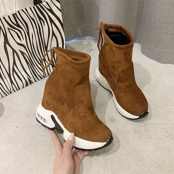 boots women height increasing lace up ankle platform sneakers for ladies autumn fashion woman shoes casual female footwear 2021, Black
boots women height increasing lace up ankle platform sneakers for ladies autumn fashion woman shoes casual female footwear 2021, Black