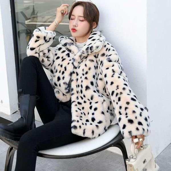 Women's Fur & Faux Leopard Print Short Coat Autumn Winter Casual Long Sleeve Streetwear Lamb Velvet Warm SCOC, Black
Women's Fur & Faux Leopard Print Short Coat Autumn Winter Casual Long Sleeve Streetwear Lamb Velvet Warm SCOC, Black