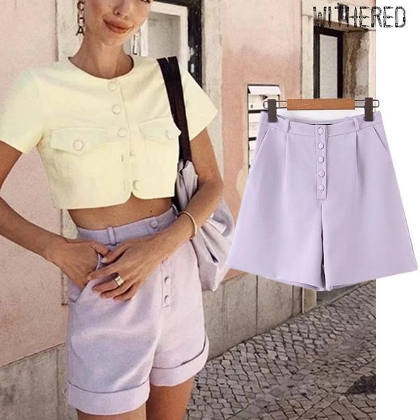 withered fashion blogger vintage high waist single breasted purple solid harem shorts women short feminino plus size women's, White;black
withered fashion blogger vintage high waist single breasted purple solid harem shorts women short feminino plus size women's, White;black