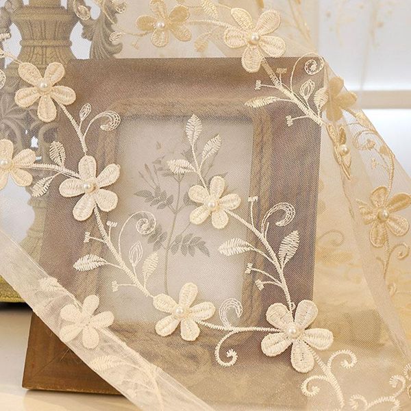 luxury beige beading embossed curtain tulle for living room pearl embroidery yarn bedroom & drapes
luxury beige beading embossed curtain tulle for living room pearl embroidery yarn bedroom & drapes