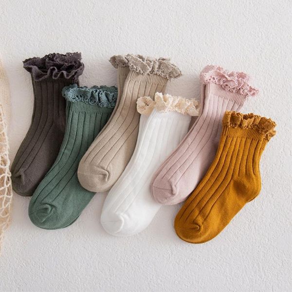 socks sweet baby lace ruffled solid kids short autumn winter knitted cotton medium tube for children girls sock, Pink;yellow
socks sweet baby lace ruffled solid kids short autumn winter knitted cotton medium tube for children girls sock, Pink;yellow