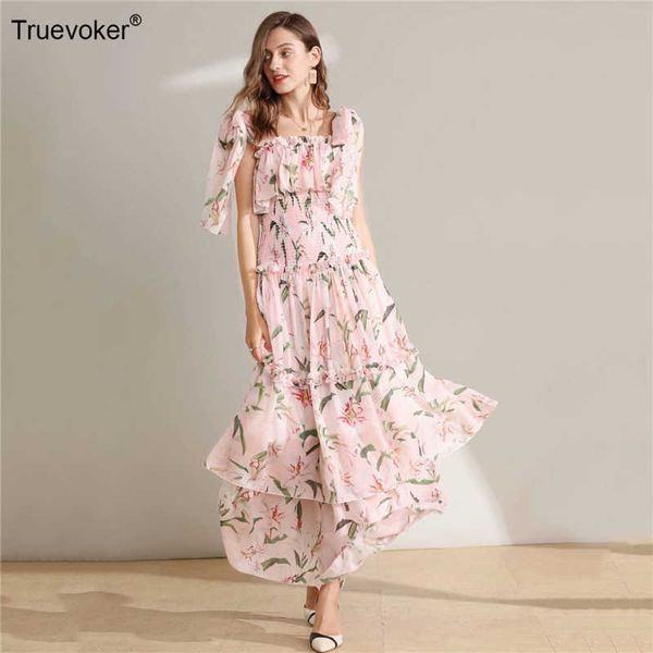 truevoker summer designer resort dresses ladies' pink floral printed ruffle layer maxi strap vestido's long party dress 210602, Black;gray
truevoker summer designer resort dresses ladies' pink floral printed ruffle layer maxi strap vestido's long party dress 210602, Black;gray