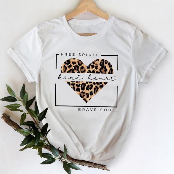 women's t-shirt t-shirts women 2021 leopard heart casual 90s fashion trend printing clothes graphic tshirt lady print female tee, White
women's t-shirt t-shirts women 2021 leopard heart casual 90s fashion trend printing clothes graphic tshirt lady print female tee, White