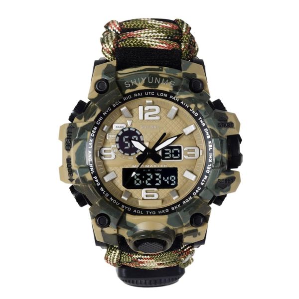 mens military watch have temperature measurement compass whistling multifunction double display led quartz sports watches meng, Slivery;brown
mens military watch have temperature measurement compass whistling multifunction double display led quartz sports watches meng, Slivery;brown