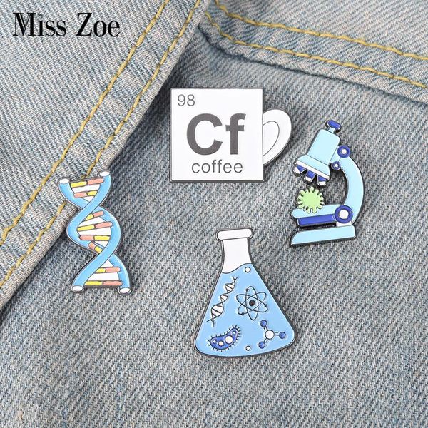 pins, brooches beaker microscope gene chain enamel pins custom scientific brooch lapel badge bag cartoon jewelry gift for friends, Gray
pins, brooches beaker microscope gene chain enamel pins custom scientific brooch lapel badge bag cartoon jewelry gift for friends, Gray