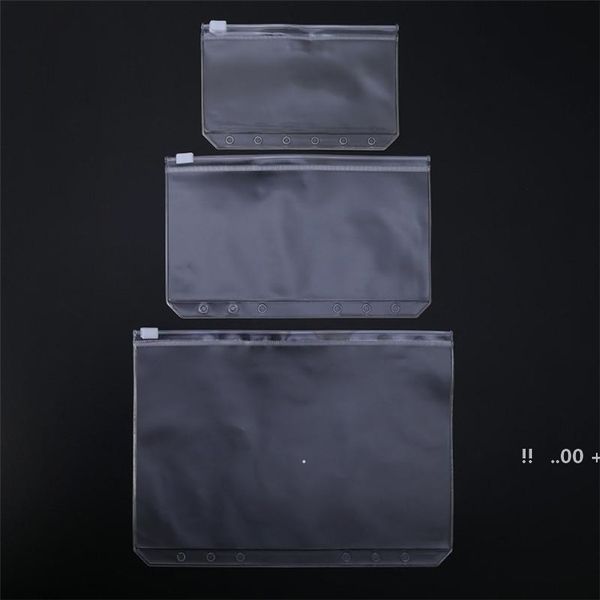 newsimple a5/a6/a7 transparent pvc bag waterproof plastic storge zipper file folder notepads pocket document 6 holes school supplies ewc7151
newsimple a5/a6/a7 transparent pvc bag waterproof plastic storge zipper file folder notepads pocket document 6 holes school supplies ewc7151