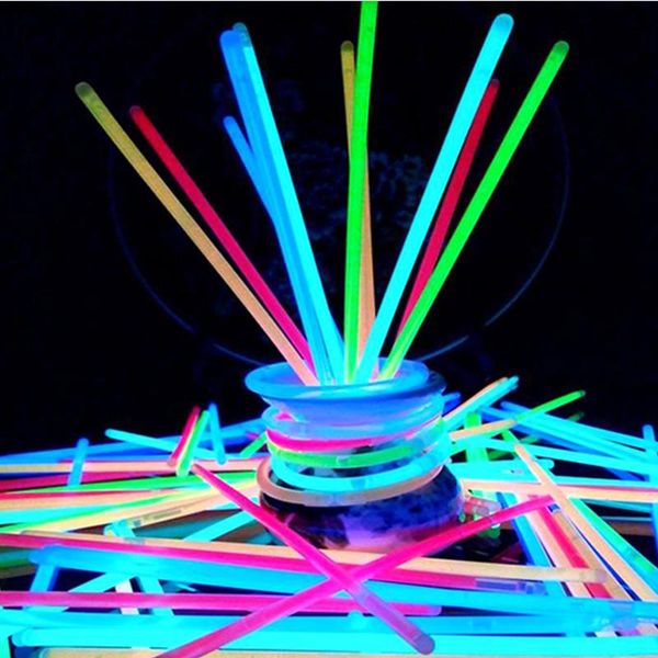party decoration 25/50pcs fluorescence glow sticks bracelets fun necklace neon for wedding birthday concert supplies colorful bright lights 
party decoration 25/50pcs fluorescence glow sticks bracelets fun necklace neon for wedding birthday concert supplies colorful bright lights
