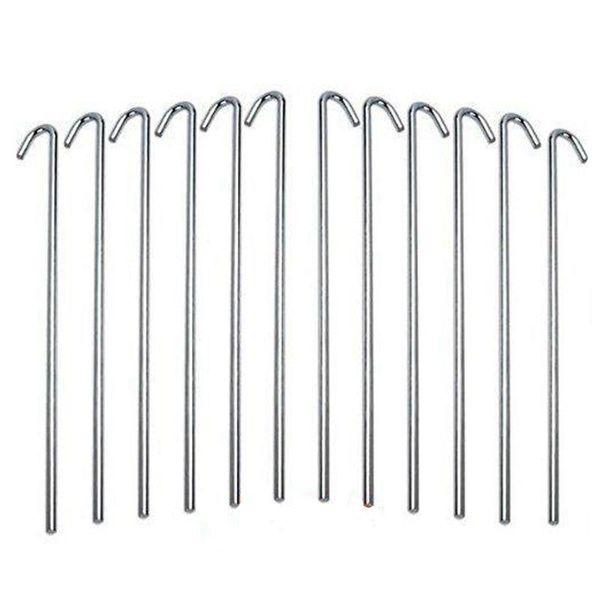 12pc galvanized steel tent pegs garden stakesheavy duty rust torches
12pc galvanized steel tent pegs garden stakesheavy duty rust torches