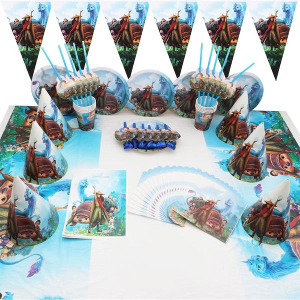 disposable dinnerware 83pcs raya and the last dragon kid birthday party tablecloth plates cups napkin hat tableware baby shower
disposable dinnerware 83pcs raya and the last dragon kid birthday party tablecloth plates cups napkin hat tableware baby shower