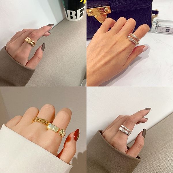 wpo real ringear gold electroplating fashion plain three piece set with fashionable opening adjustable index finger net band rings red v, Silver
wpo real ringear gold electroplating fashion plain three piece set with fashionable opening adjustable index finger net band rings red v, Silver
