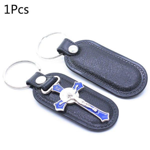 party favor c5ad christian jesus cross leather keychain religious key ring jewelry pendant gift
party favor c5ad christian jesus cross leather keychain religious key ring jewelry pendant gift