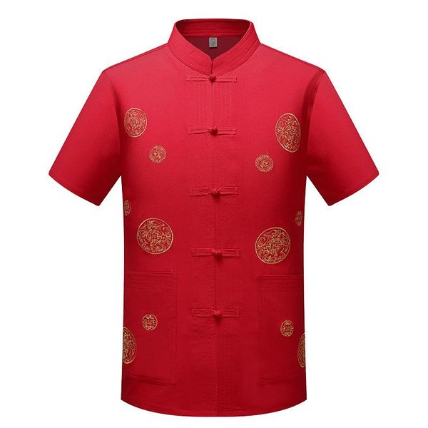 chinese style embroidery tang linen cardigan summer short sleeve casual retro middle aged men's shirt shirts, White;black
chinese style embroidery tang linen cardigan summer short sleeve casual retro middle aged men's shirt shirts, White;black