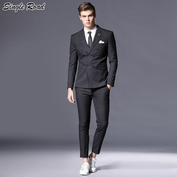 men's suits & blazers single road stripe tuxedo 2021 male blue large dresses classic 3 piece suit set men for wedding dress boys sr20, White;black
men's suits & blazers single road stripe tuxedo 2021 male blue large dresses classic 3 piece suit set men for wedding dress boys sr20, White;black