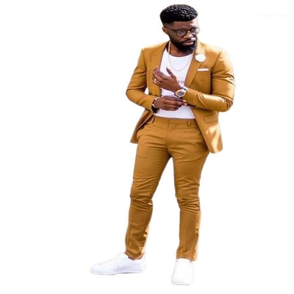 men's suits & blazers golden wedding dress lapel slim single button groom wears formal party ball suit coat (jacket + trouser, White;black
men's suits & blazers golden wedding dress lapel slim single button groom wears formal party ball suit coat (jacket + trouser, White;black