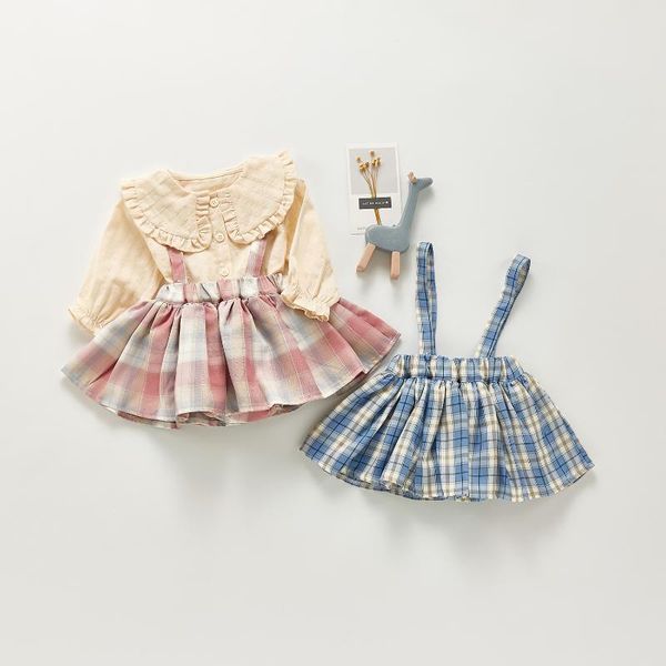 skirts girl baby sling skirt 2021 autumn girls college style pleated foreign plaid clothing, Blue
skirts girl baby sling skirt 2021 autumn girls college style pleated foreign plaid clothing, Blue