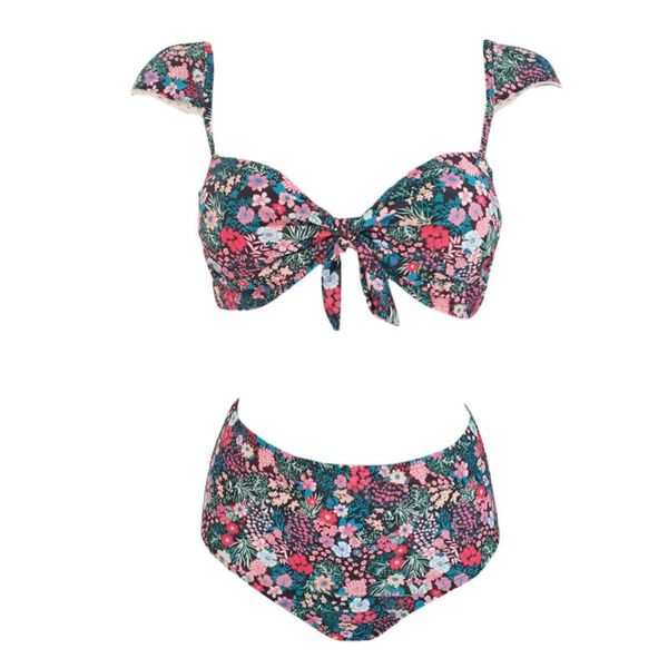 women's swimwear cute print two piece split swimsuit bikini beachwear monokini push up padded bathing, White;black
women's swimwear cute print two piece split swimsuit bikini beachwear monokini push up padded bathing, White;black
