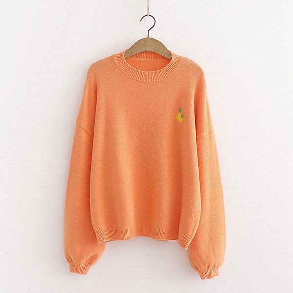 women's sweaters 2021 autumn korean fashion basic sweater women preppy loose long sleeve embroidery knitted pullover casual out wear, White;black
women's sweaters 2021 autumn korean fashion basic sweater women preppy loose long sleeve embroidery knitted pullover casual out wear, White;black