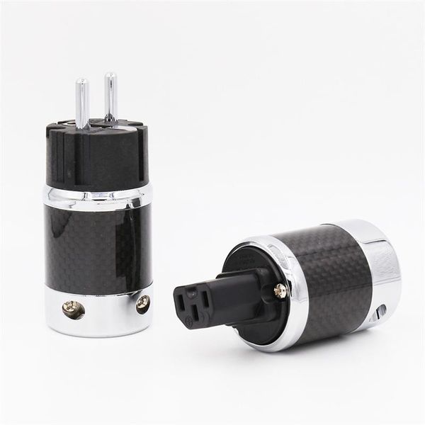 smart power plugs pair hi-end carbon fiber rhodium plated iec female connector eu schuko cable plug socket
smart power plugs pair hi-end carbon fiber rhodium plated iec female connector eu schuko cable plug socket