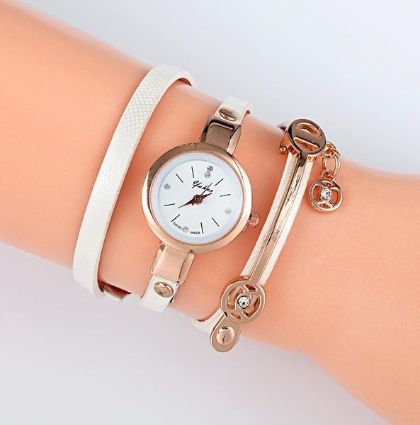 women's thin strap coiling bracelet watch alloy pendant pretty wristwatches, Slivery;brown
women's thin strap coiling bracelet watch alloy pendant pretty wristwatches, Slivery;brown