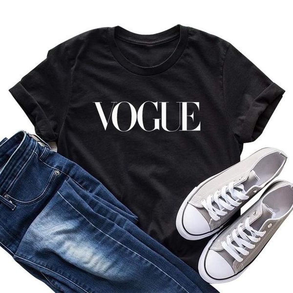 women's t-shirt vogue letter print european and american fashion pattern short sleeve supply, White
women's t-shirt vogue letter print european and american fashion pattern short sleeve supply, White