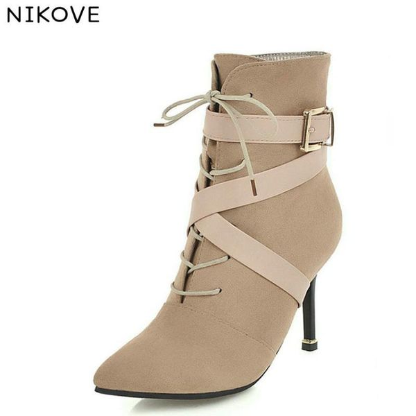 nikove 2020 women ankle boots thin high heel all match flock elegant pointed toe women shoes boots shoes size 34-43, Black
nikove 2020 women ankle boots thin high heel all match flock elegant pointed toe women shoes boots shoes size 34-43, Black