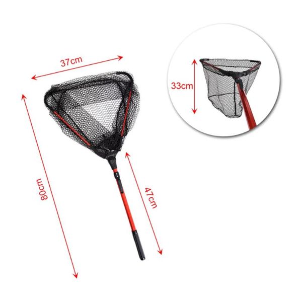 fishing accessories retractable aluminum alloy single triangular ultra-light folding handle landing net durable nylon mesh supplies
fishing accessories retractable aluminum alloy single triangular ultra-light folding handle landing net durable nylon mesh supplies