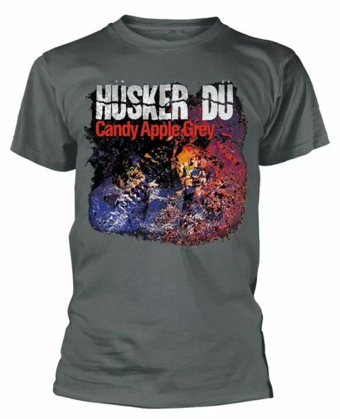 official husker du t shirt candy apple grey mens classic rock metal tee, White;black
official husker du t shirt candy apple grey mens classic rock metal tee, White;black