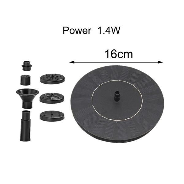 solar fountain pump 16cm 1.4w water pool pond decoration floating watersolar bird bath founta garden decorations
solar fountain pump 16cm 1.4w water pool pond decoration floating watersolar bird bath founta garden decorations