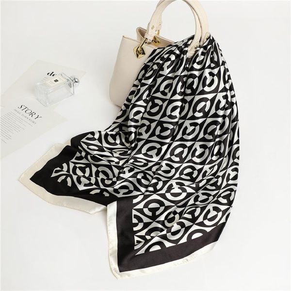 scarves 2021 female silk scarf square pattern shawl and head 90*90cm hijab beach, Blue;gray
scarves 2021 female silk scarf square pattern shawl and head 90*90cm hijab beach, Blue;gray