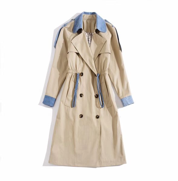 women's trench coats european and american women's clothing winter style contrast color long sleeve lapel double breasted fashion, Tan;black
women's trench coats european and american women's clothing winter style contrast color long sleeve lapel double breasted fashion, Tan;black