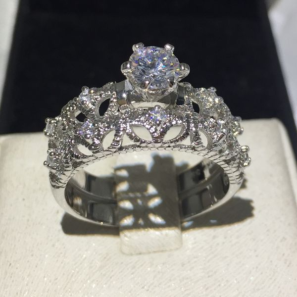 fashion jewelry vintage fashion ring 2ct diamond cz 10ktwhite gold filled women engagement wedding band ring set, Slivery;golden
fashion jewelry vintage fashion ring 2ct diamond cz 10ktwhite gold filled women engagement wedding band ring set, Slivery;golden