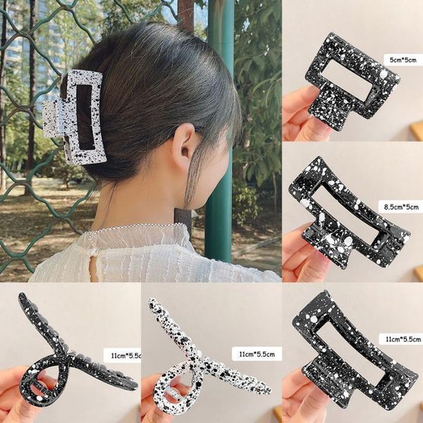 hair claw for women girl fashion black white barrettes geometric hairpins korean cross crab bath clip headwear accessories1
hair claw for women girl fashion black white barrettes geometric hairpins korean cross crab bath clip headwear accessories1